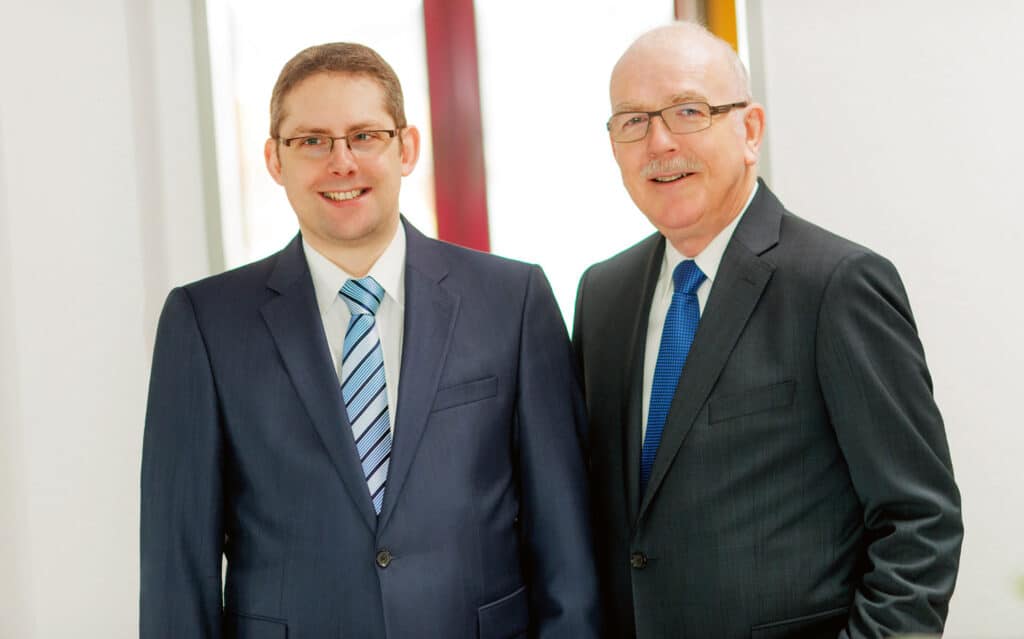 Generationenwechsel - Christian und Albrecht Baumann