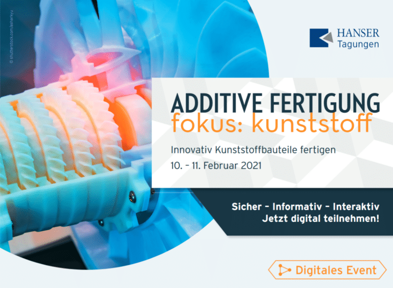 Hanser Tagungen - Vortrag additive Fertigung