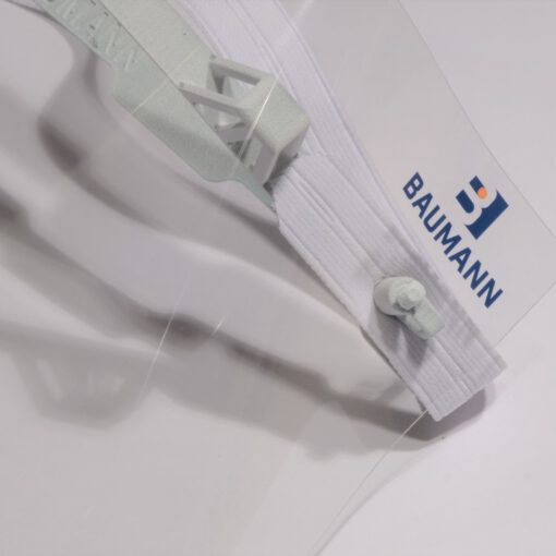 Ausschnitt biokompatibles Faceshield covid19