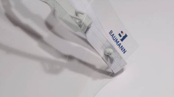 Ausschnitt biokompatibles Faceshield covid19