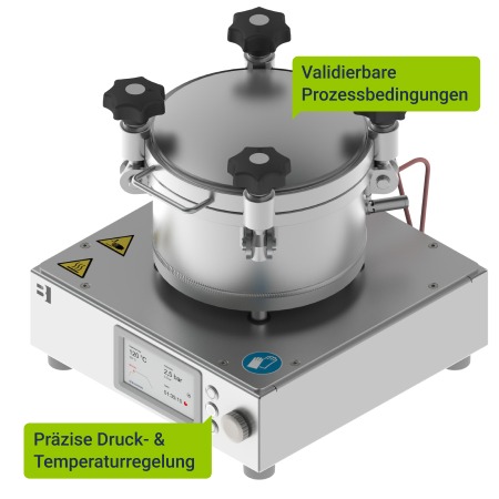 Prozesskammer für präzise und reproduzierbare Laborprozesse unter definierten Umgebungsbedingungen